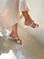 TAMANCO OFF WHITE METAL BOLA DOURADO LETALLI - loja online