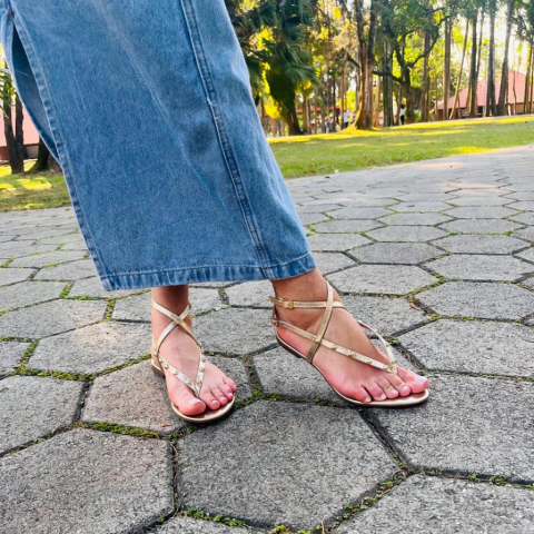 RASTEIRA ELEGANCE DOURADA LETALLI