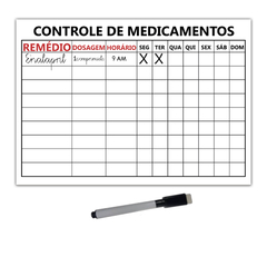 Planner Controle Medicamentos Magnético