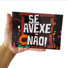 Ímã de Geladeira Se Avexe Não 17x12cm