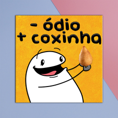 Ímã de Geladeira Flork Coxinha 7,5x7,5cm