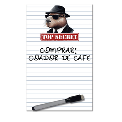 Mini Planner Magnético Capivara Anotações c/ Caneta Ímã 12x19,5 cm na internet