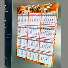 Calendário 2025 MARGARIDAS 21x30cm na internet