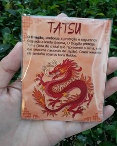 Ímã de Geladeira Decorativo Tatsu Dragão da Proteção 8,5x10,5 cm