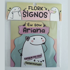 Ímã de Geladeira Flork Signos 7,5x7,5cm