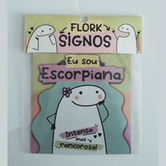 Ímã de Geladeira Flork Signos 7,5x7,5cm - Rei dos Ímãs