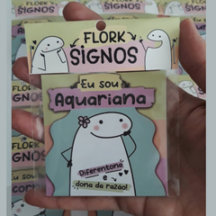 Ímã de Geladeira Flork Signos 7,5x7,5cm - loja online