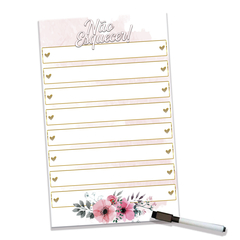 Mini Planner Magnético Flores