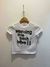 Remera Estampa Warning