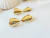 Brinco Vintage Dourado ou Prateado Formato de Ampulheta - Helô Nazaré Acessórios