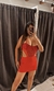 VESTIDO ROJO C / LENTEJUELAS