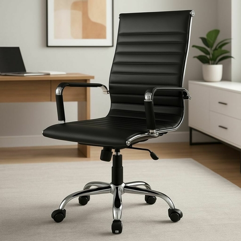 Sillón de Oficina Alluminium Black