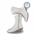Bota Texana Boiadeira Off-white com Bordado Rosa