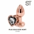 Plug Large Rose Gold Heart Black