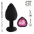 PLUG SILICONA HEART PINK LARGE