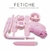 7 piezas pink BONDAGE SET + VIBRO