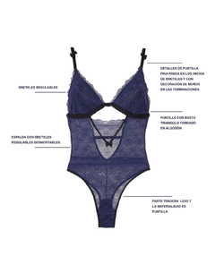 Body Lupita Azul - comprar online
