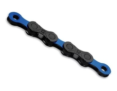 cadena kmc 12 Dlc diamantada black blue