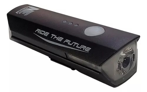 Luz trasera usb c/ indicador de carga de bat 300lm