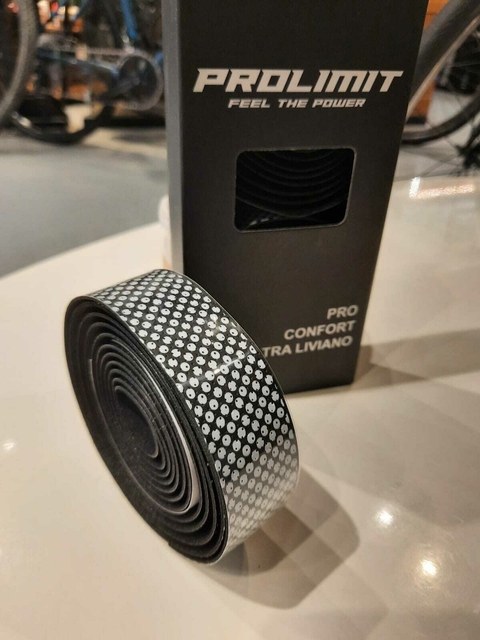 Cinta de Manillar Prolimit Negro con blanco, Pro confort