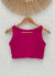 Cropped Patroa Rosa Tamanho:G (40 a 42) (2696)