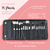 Kit com 18 Pincéis Profissionais com Estojo Jacki Design (FYD33013)