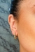 Brinco De Coração Com Micro Zircônia Incrustada Banhado em Ouro 18k (BR0292) - comprar online