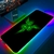Gamer Mouse Pad Xxl Razer Pc Acessórios Gaming Mousepad Rgb Deskmat Protetor de