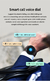 1020 Minute Small Voice Recorder Smart Watch Men 4GB Memory Local MP3 Music Player Intelligent Recording BT Call Smartwatch Men - loja online