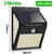 3 modo à prova dwaterproof água 230 led solar sensor de movimento luzes ao ar livre luz solar rua alimentado lâmpada de parede para decoração do jardim 1-4 pces na internet