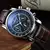 Pulseira de couro masculino Zeppelin, relógios casuais, dirigíveis, moda luxo