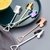1/4/7 pçs guitarra conjunto de colher de café de aço inoxidável colher de sobremesa de sorvete colher de chá acessórios de café talheres ferramentas para beber - Só Moda Top