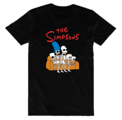 Camiseta Simpson Sofá Caveira Desenhos Séries