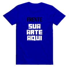 Camiseta Personalizada Preta Cores 100% algodão estampa grande foto presente empresa - moskoffstore