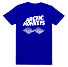 Camiseta Arctic Monkeys Logo rock 100% Algodão