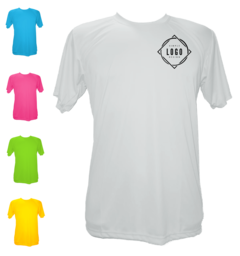 Camiseta Personalizada Dryfit somente logo empresa + Arte Adicional