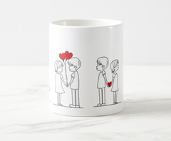 Caneca para o dia dos Namorados (Boy & Girl in Love) na internet