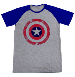 Camiseta Capitão america Escudo Herói Nerd Geek