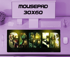 Mousepad Grande Personalizado Escritório Gamer 30x60 - comprar online