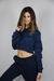 Cropped Moleton Azul Marinho - UNISSEX - loja online