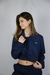 Cropped Moleton Azul Marinho - UNISSEX - WHO ORIGINAL