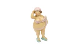 Enfeite em Cerâmica Boneca Banhista