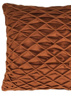 Almofada Tricô Origami 52x52 Ocre