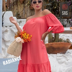 Vestido ciganinha goiaba - comprar online