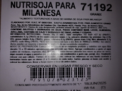 Milanesas de soja deshidratadas Nutrisoja - Granix - comprar online