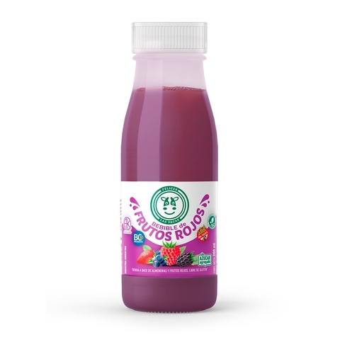 Bebible de frutos rojos de 500 ml de Felices las Vacas, una bebida natural y refrescante con el sabor auténtico de los frutos rojos.