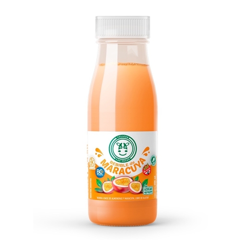 Bebible de mango y maracuyá de 500 ml de Felices las Vacas, una bebida natural y refrescante con el sabor auténtico.
