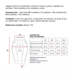 Jogger Foil Progressive - tienda online