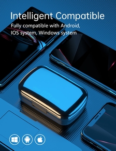 Novo fone de ouvido sem fio esportes mini impermeável 5.1 Tws na internet
