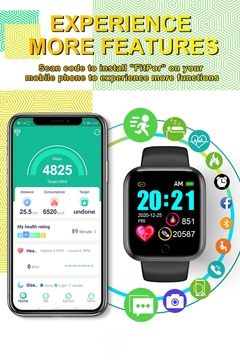 Relógio Y68 Smart Watch